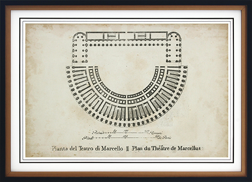 Plan For The Theatre Of Marcellus
