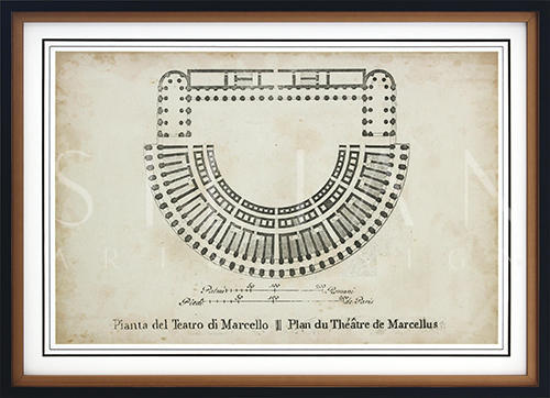 Plan For The Theatre Of Marcellus