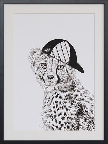 A Leopard With A Cap