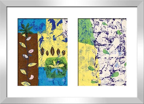 Floral Stripe &  Flower Stems