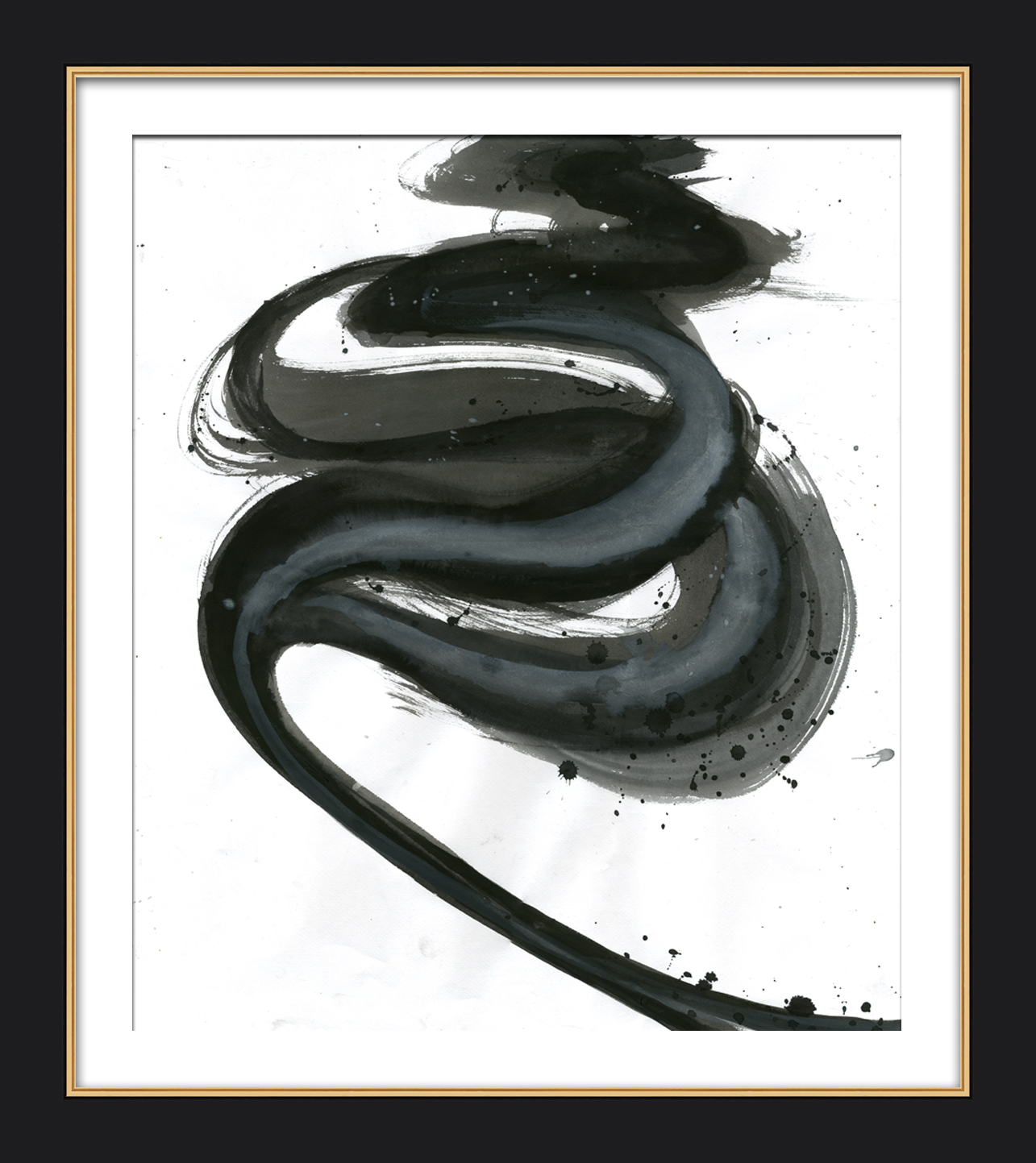 Watercolor of Dance  XI