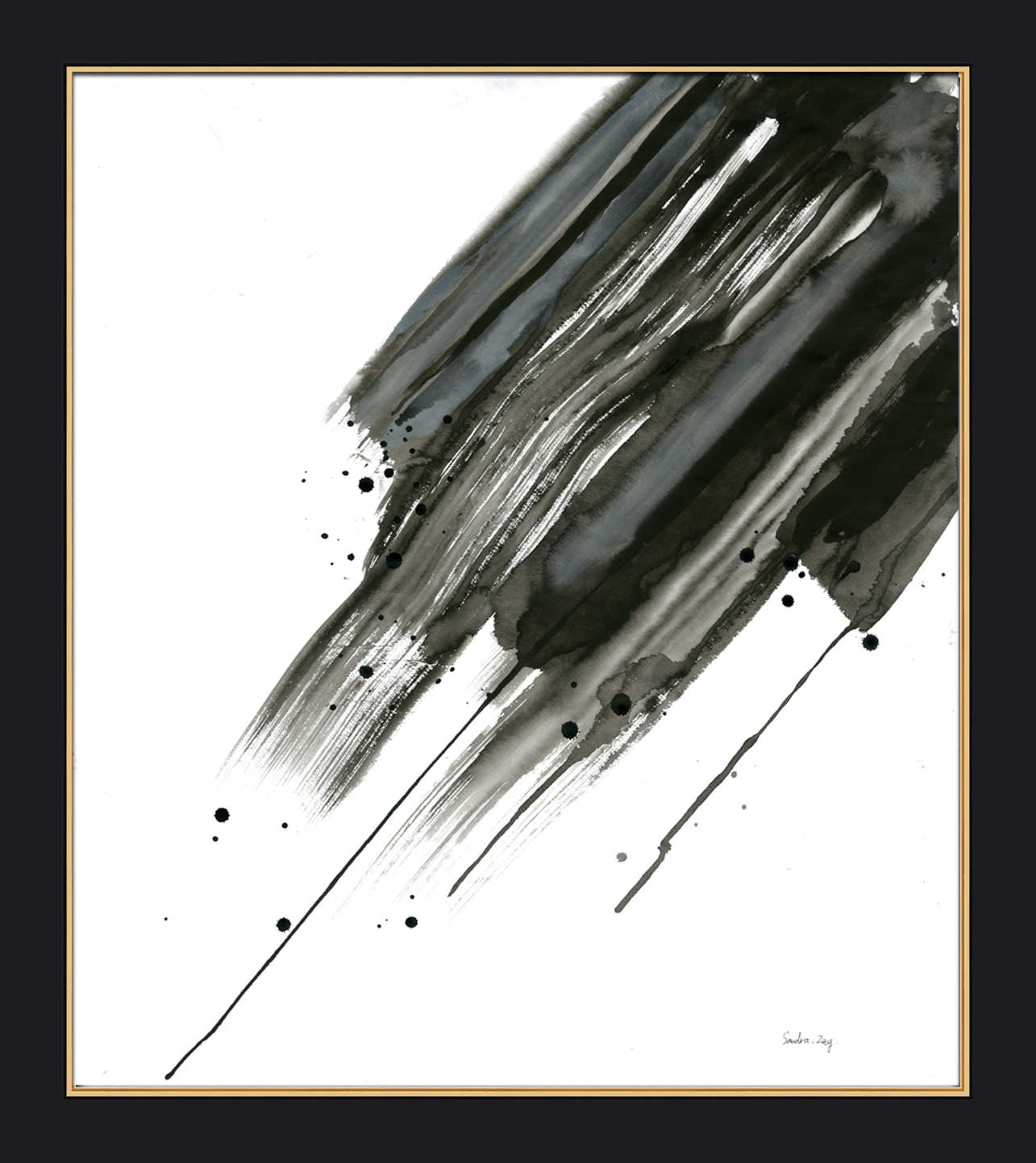 Watercolor of Dance  XII