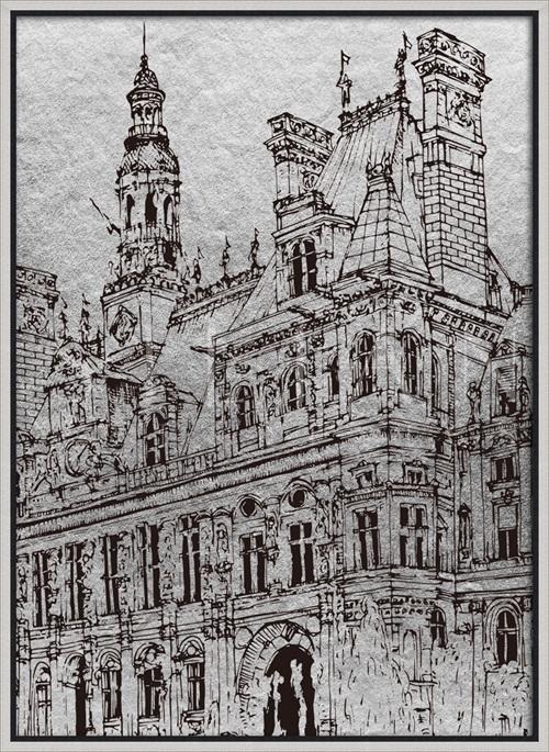 B&W City Scene VIII