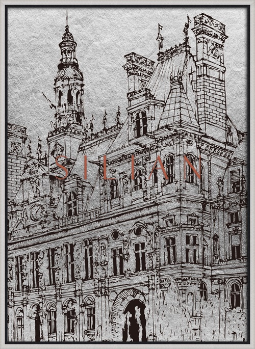 B&W City Scene VIII