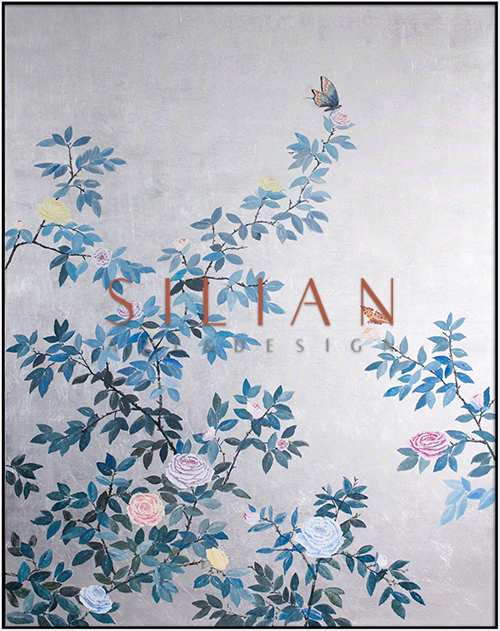 Silver Foil Painting