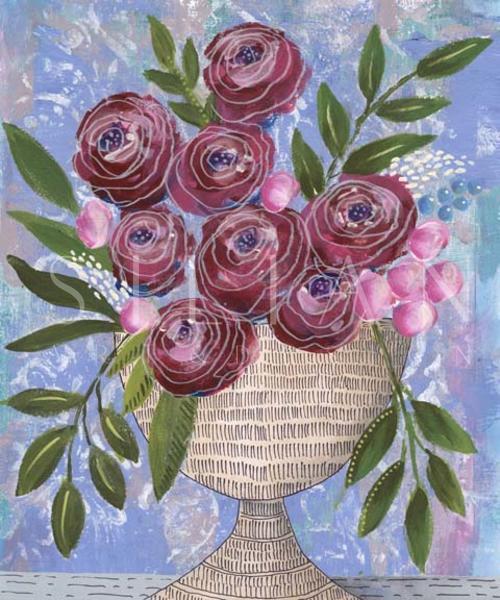 Rosa Bouquet II