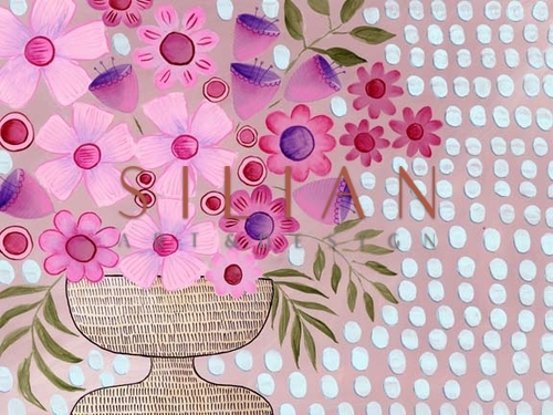 Cheeky Pink Floral I