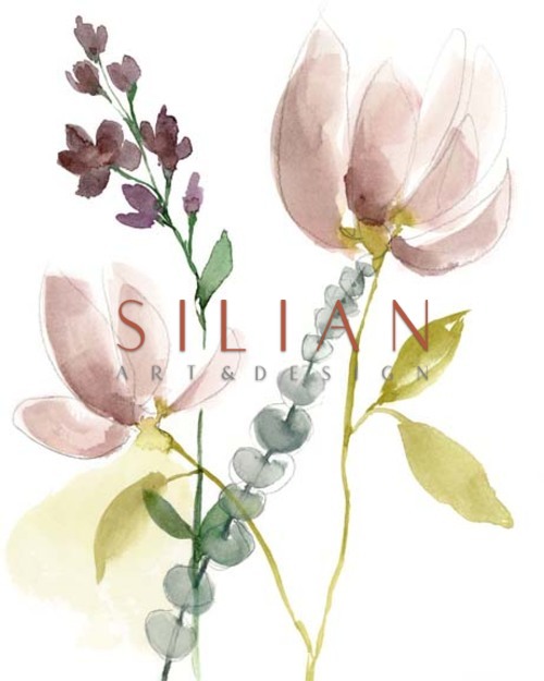 Pastel Flower Composition I