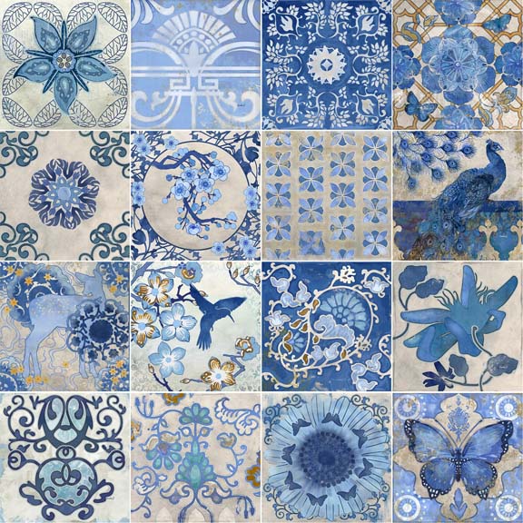 Blue & White Tiles