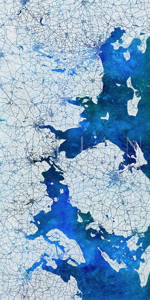 Watercolor Map II