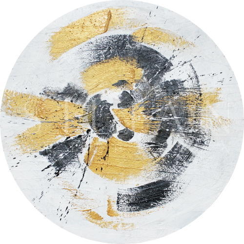 Yellow & Black Rounds II