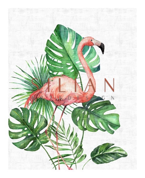 Tropical Flamingo I