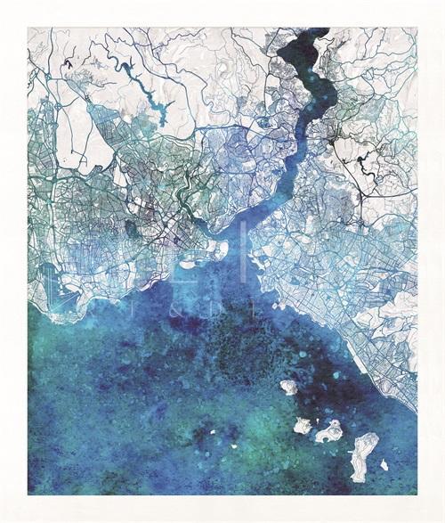 Blue Infusion Map V