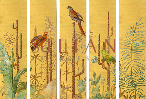 Gold Foil Chinoiserie