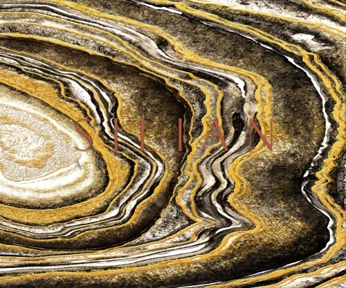 Black & Gold Geode Quadrants II