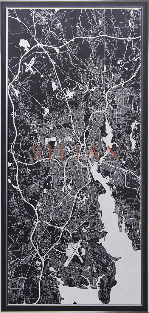 Printed on a silver board II
