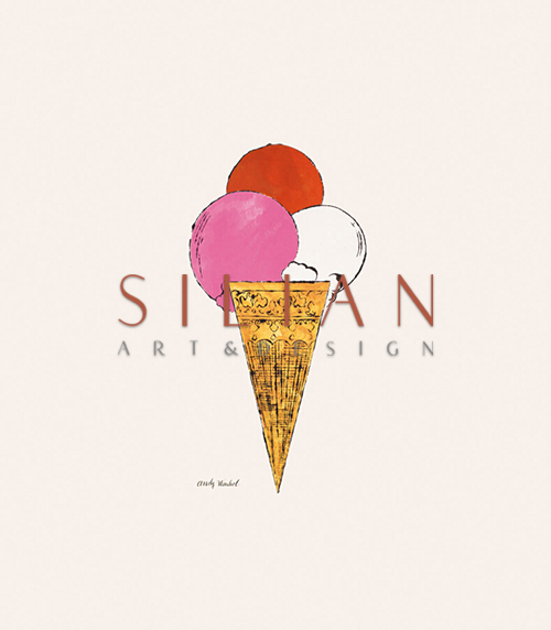 Ice Cream Dessert, c. 1959 (Red, Pink, And White)