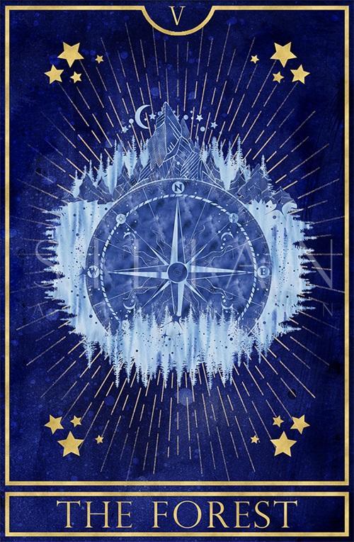Meditation of indigo Blue I