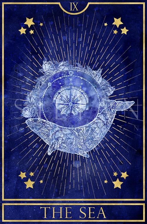 Meditation of indigo Blue V