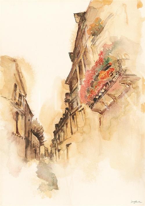 Watercolor Architecture I