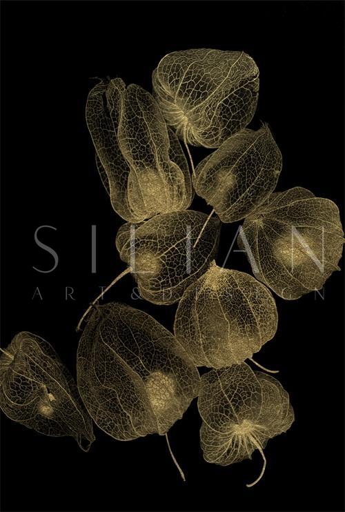 Black And Golden Plants VI