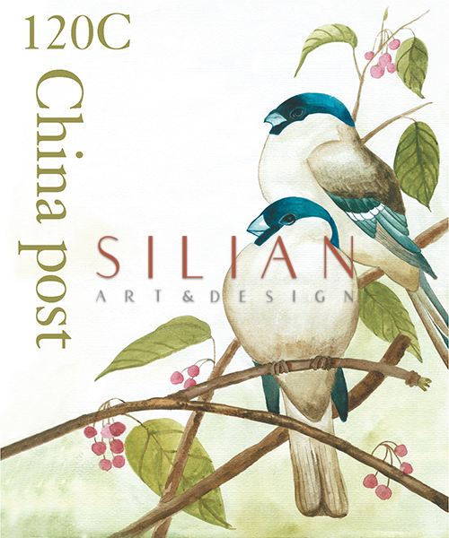 Watercolor Birds Stamps II