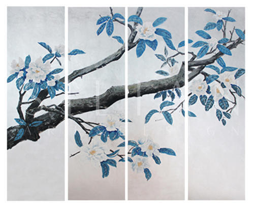 Silver Handmade Oil Painting