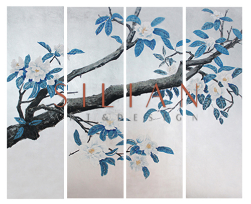 Silver Handmade Oil Painting