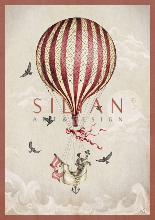 Vintage Hot Air Balloons I