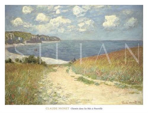 Chemin Dans Les Bles A Pourville,1882