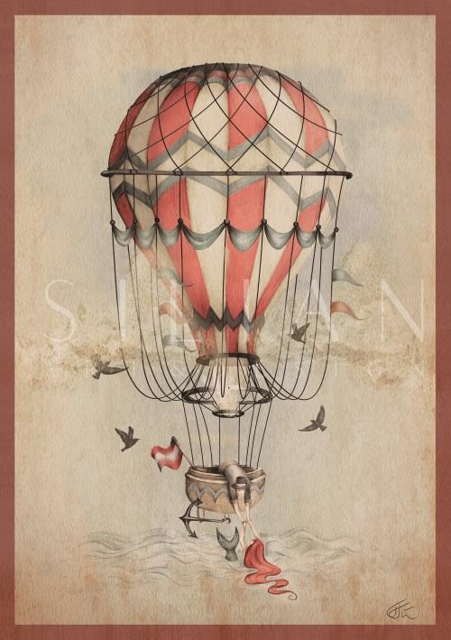 Vintage Hot Air Balloons II