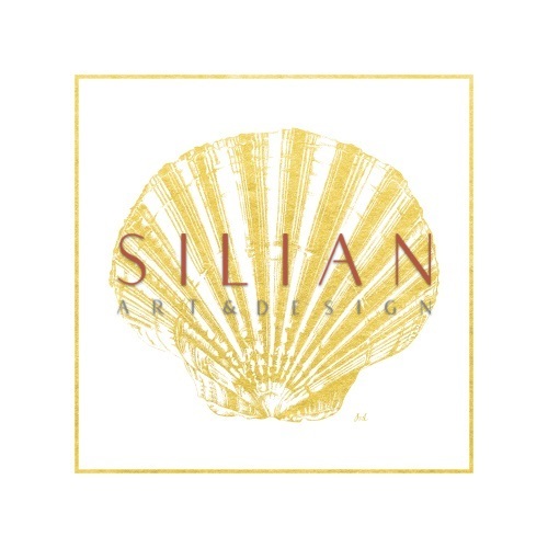 Gold Foil Marine Life II