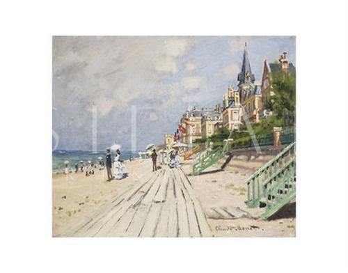 Beach At Trouville,1870