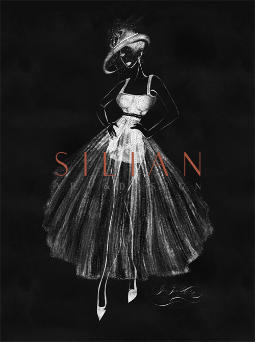 Vintage Costume Sketch VI
