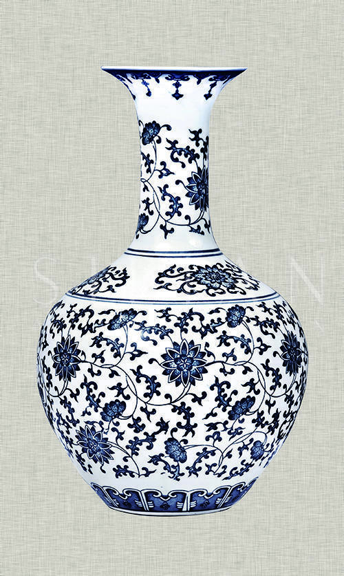 Blue And White Porcelain Decoration I