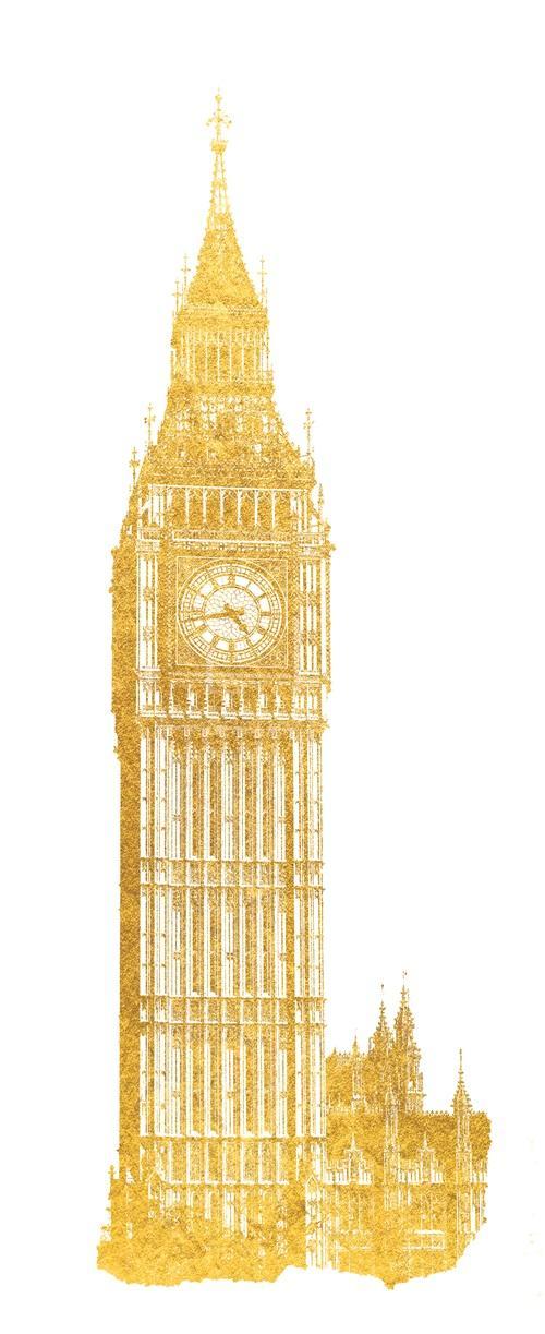 Gold Foil Building VII