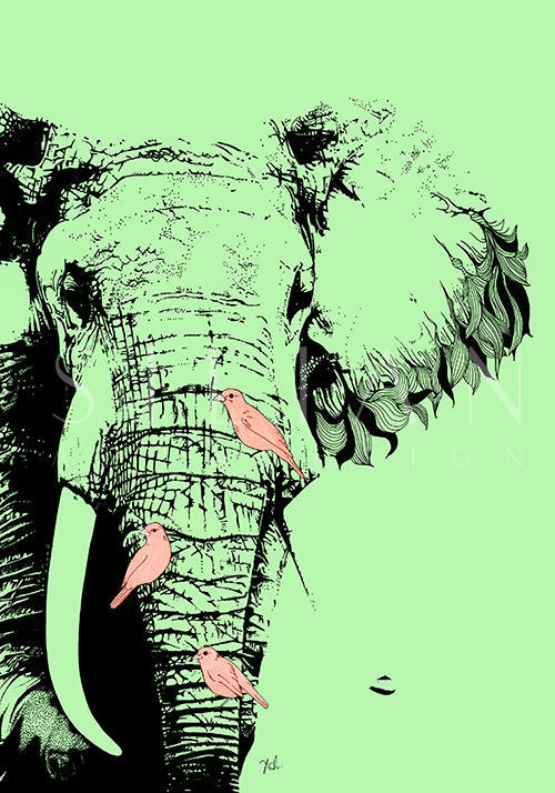 Fluorescent Animal I