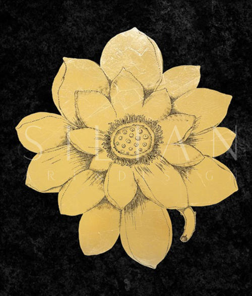 Gold Foil Lotus IV