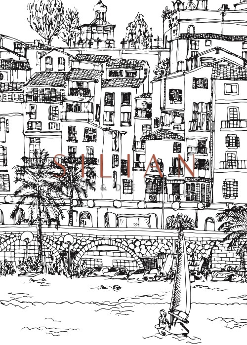 B&W City Scene IV