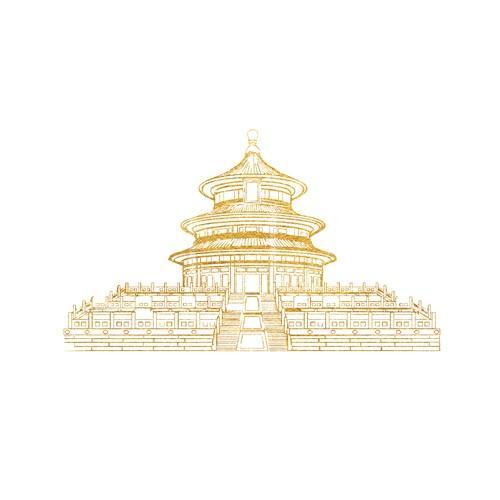 金箔建筑 II