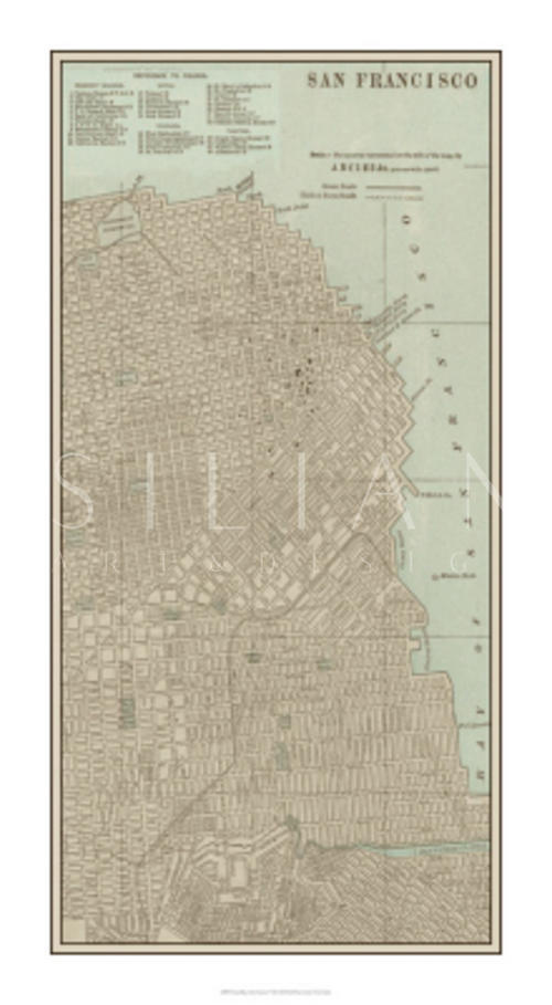 Tinted Map of San Francisco