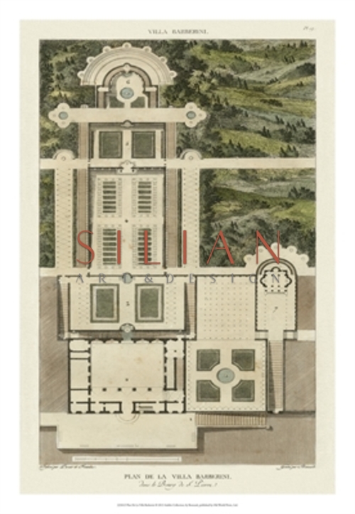 Plan De La Villa Barberini