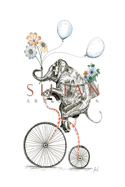 Elephants of Play Wheelbarrow Ⅲ