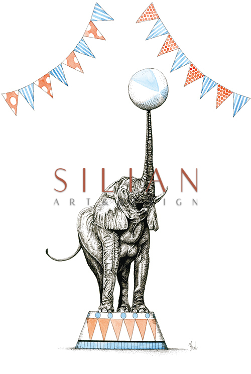 Elephants of Play Wheelbarrow Ⅷ