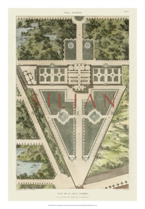 Plan De La Villa Negroni