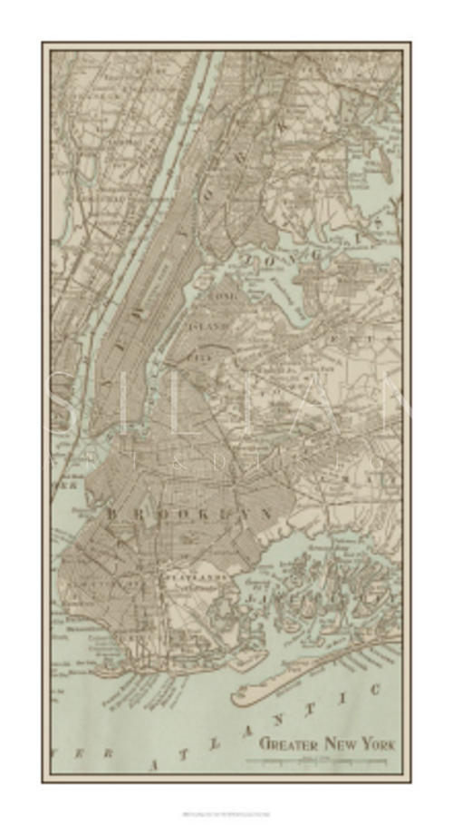 Tinted Map of New York