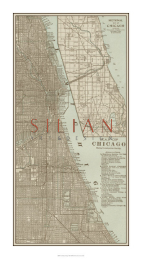 Tinted Map of Chicago