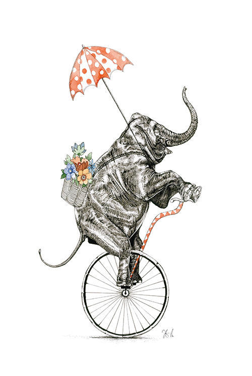 Elephants of Play Wheelbarrow Ⅰ