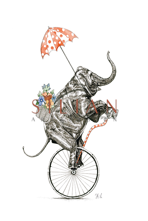 Elephants of Play Wheelbarrow Ⅰ