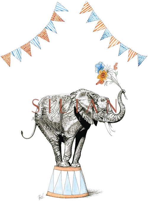 Elephants of Play Wheelbarrow Ⅴ